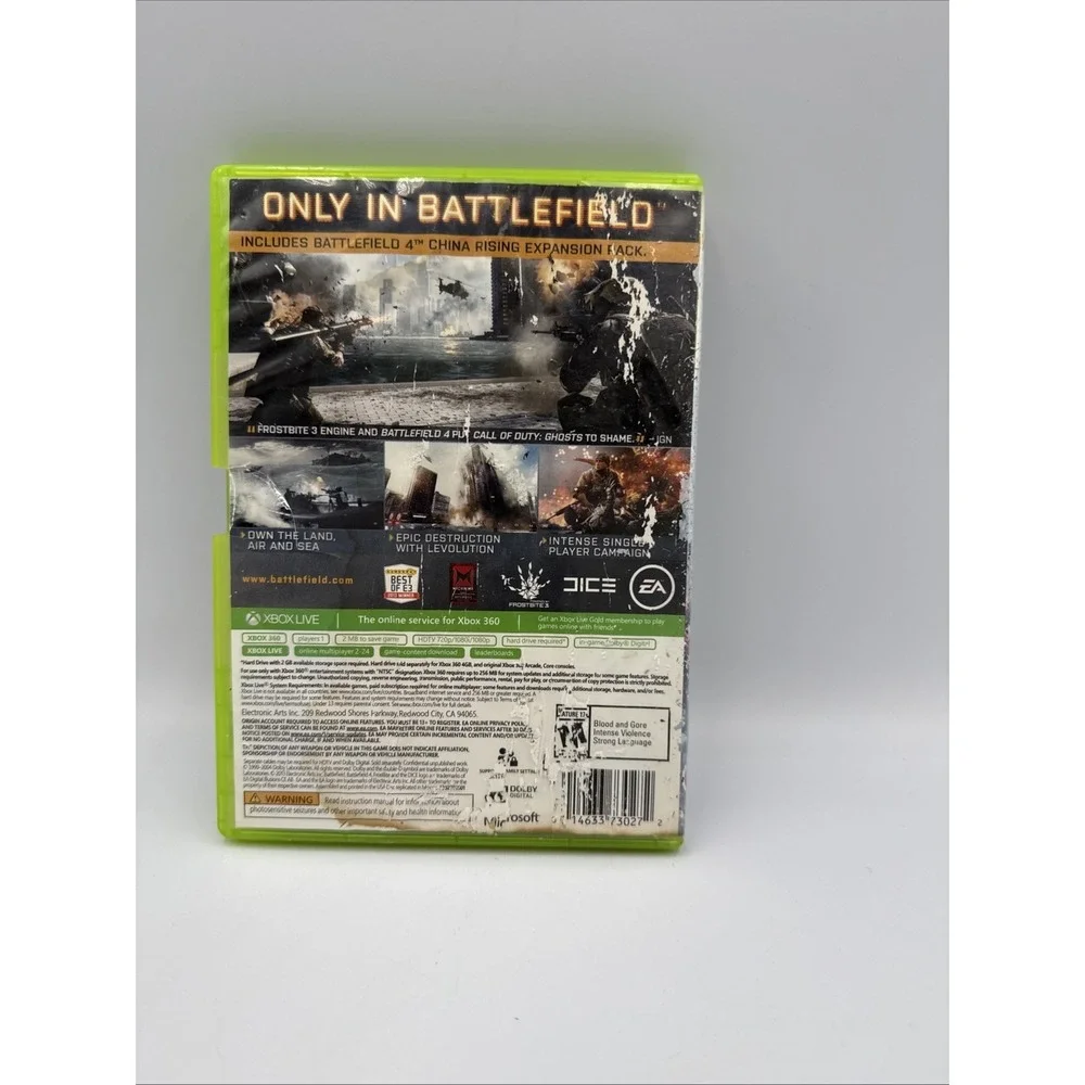 Battlefield 4 (Manual) - Xbox 360 Battlefield 4- 2 Discs